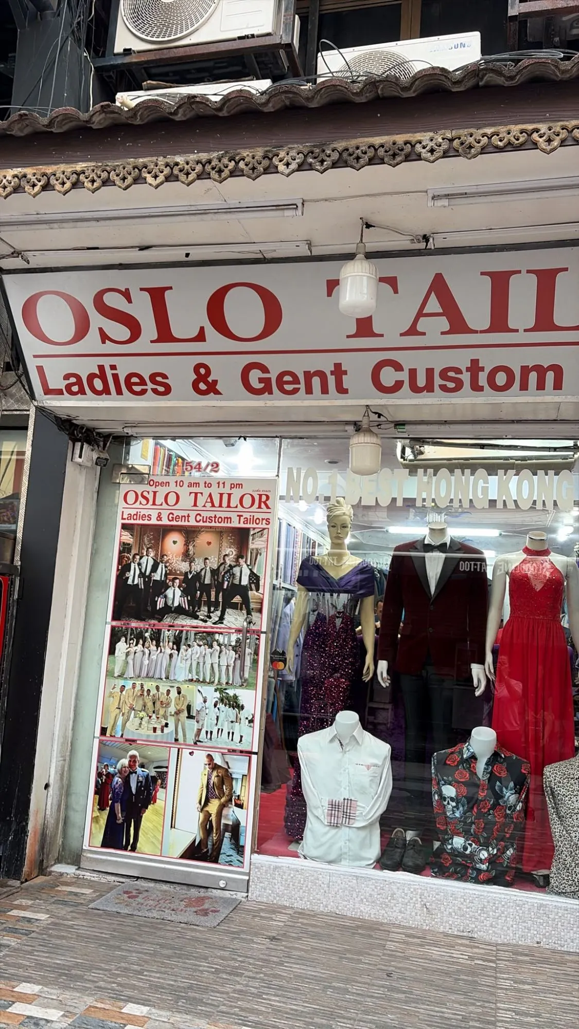 Oslo Tailor shopfront on Bangla Road, Patong